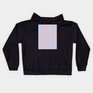 Warped Checkerboard Kids Hoodie